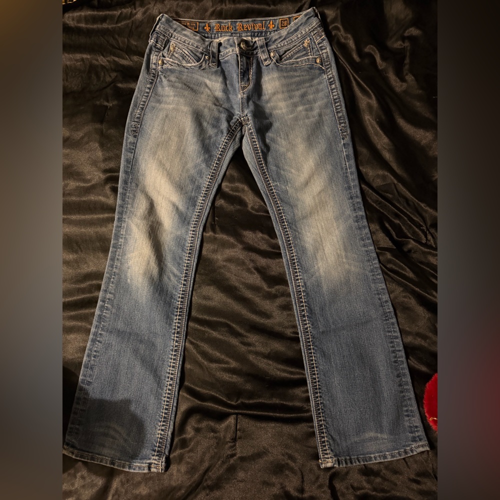 Rock Revival Women's Blue Boot Cut Jeans